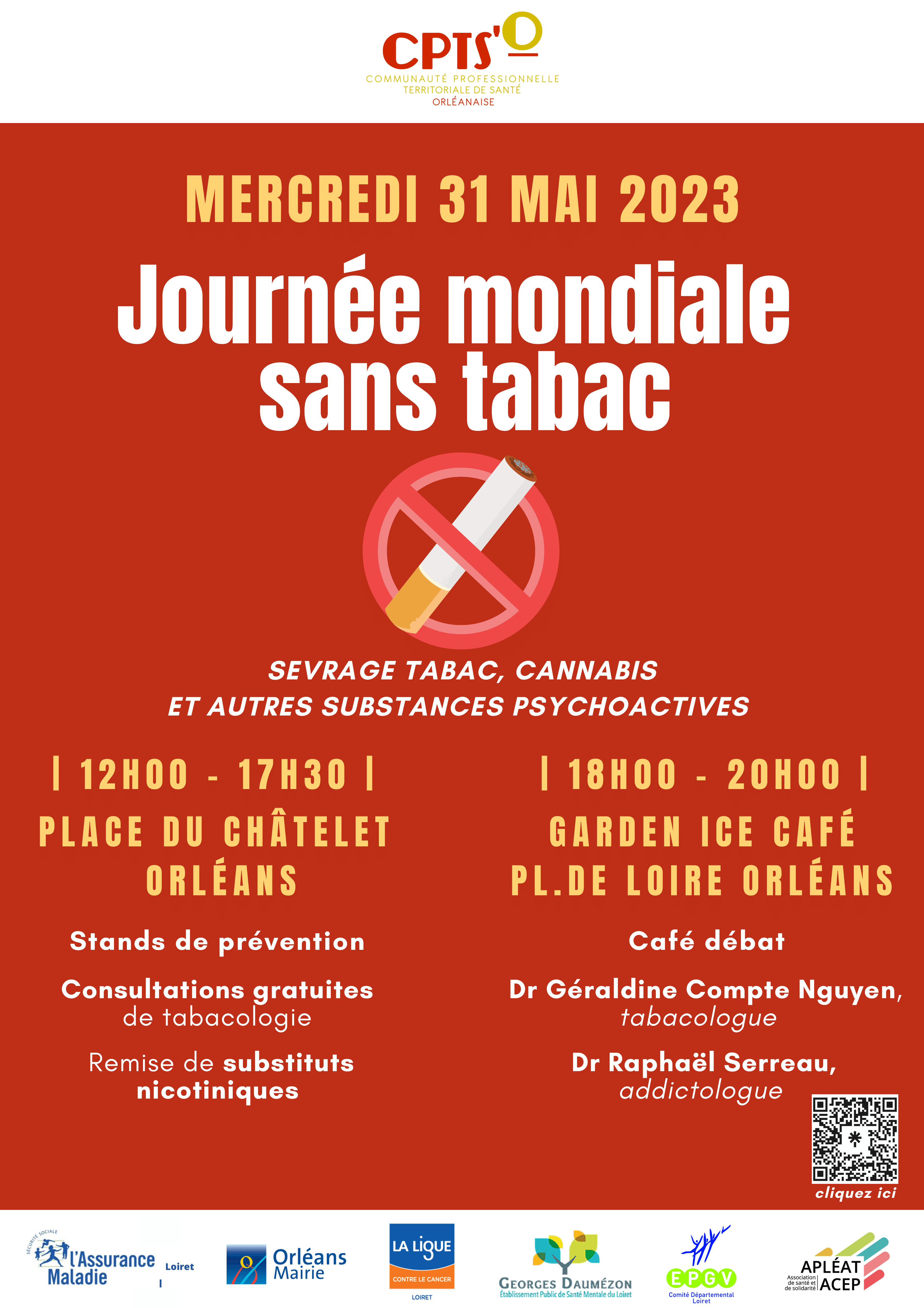 Journée mondiale sans tabac le Mercredi 31 Mai 2023 à Orléans – Maison ...